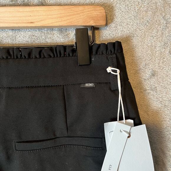 Reiko Leon Tapered Cigarette Fit Pants in Black Size 29 NEW - Picture 5 of 11